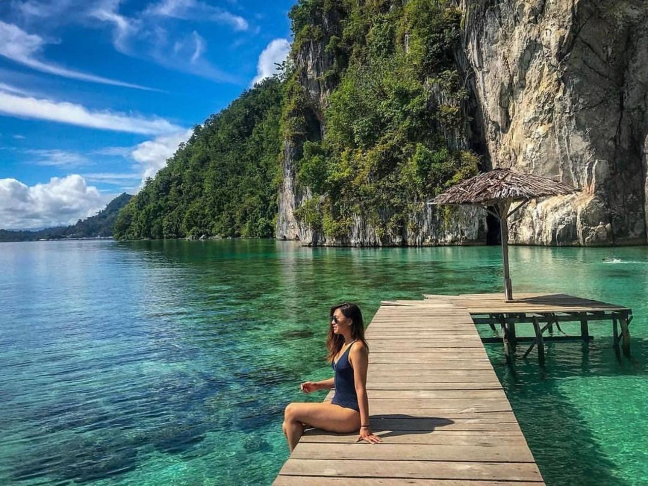 Nusa Nalan Beach Resort Rumah Olat Eksteriør billede